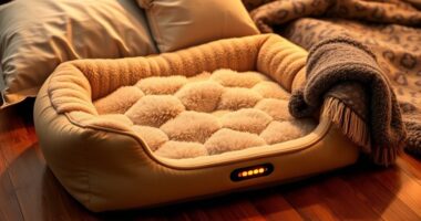 luxury warm pet bedding