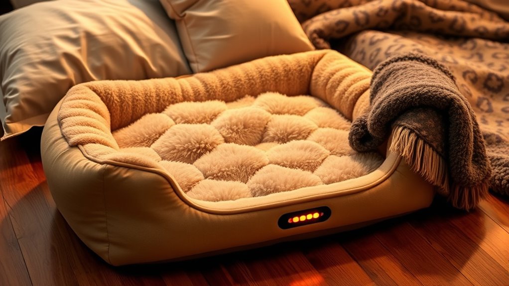 luxury warm pet bedding