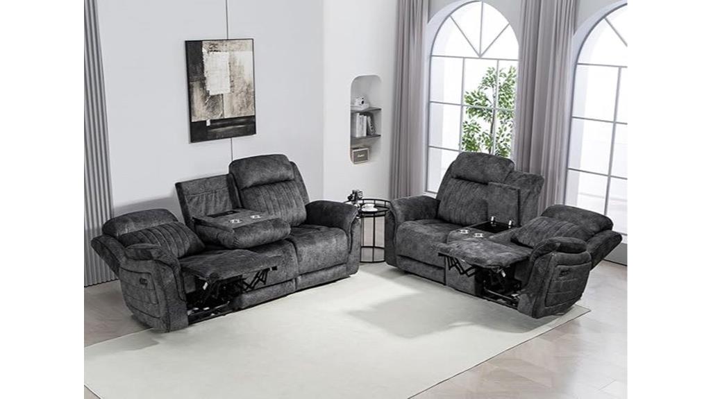 luxury zero gravity recliner set