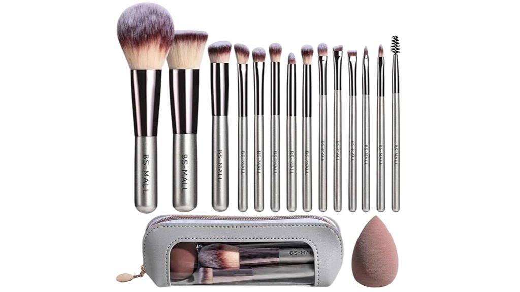 makeup brush set travel
