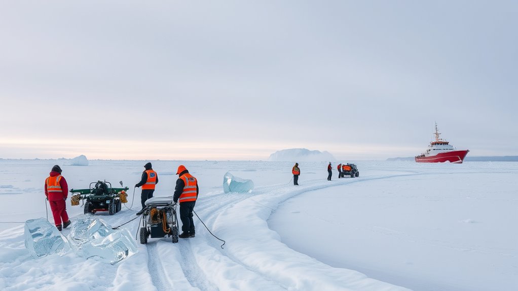 managing water and ice supply