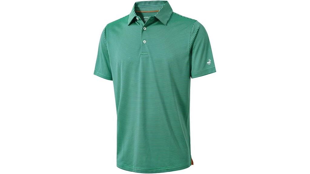 men s golf short sleeve shirt