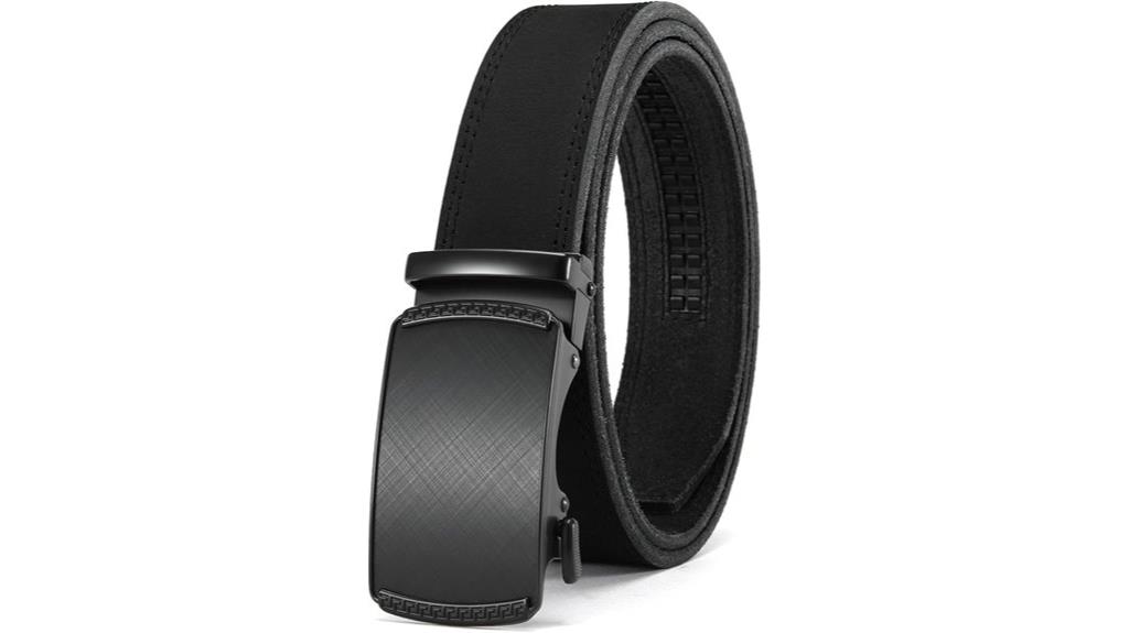 men s leather ratchet belt