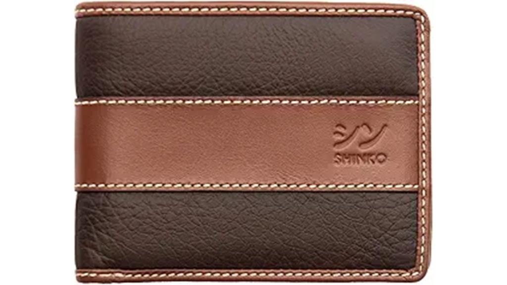 men s rfid leather wallet