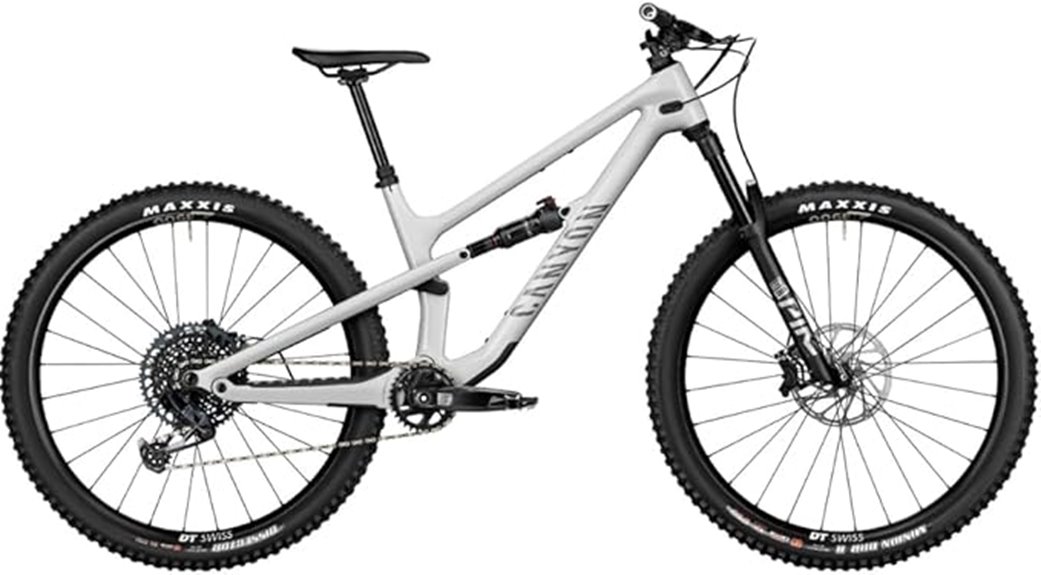 mountain bike with carbon frame