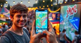 navigate festival apps efficiently