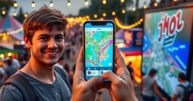 navigate festival apps efficiently