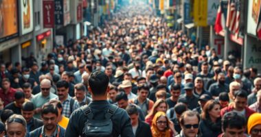 navigating crowds safely