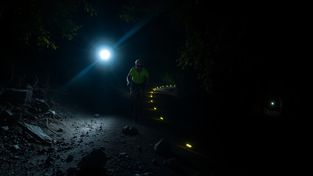 night navigation tools and markers