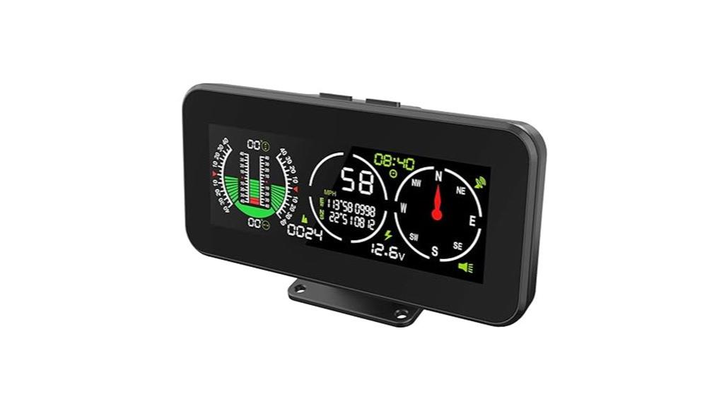 off road vehicle inclination meter
