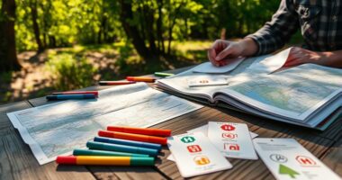 offline maps and emergency cards