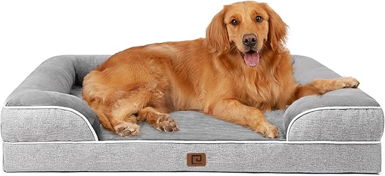 orthopedic large pet bed