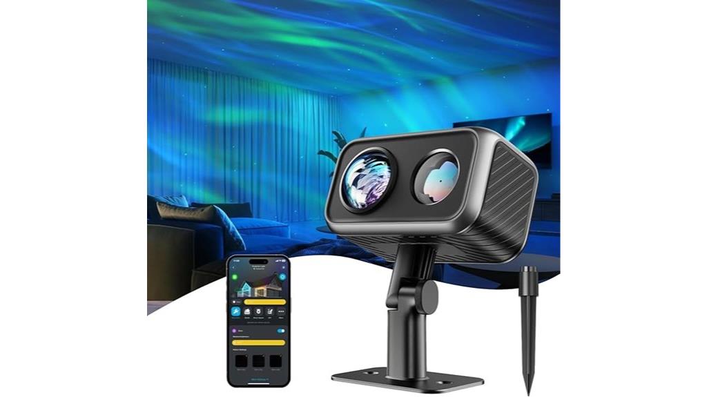 outdoor rgb projection lighting