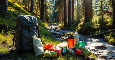 pack out waste before departure