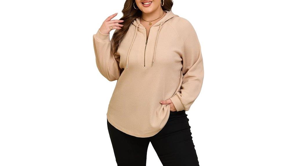 plus size fall hoodie