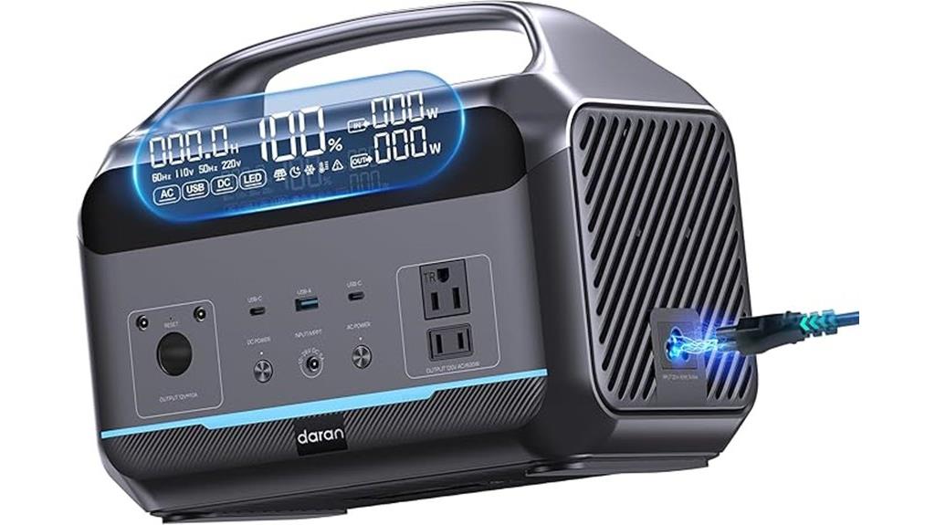 portable 288wh lifepo4 generator