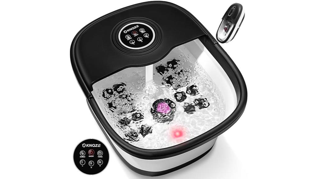 portable heated massage foot spa