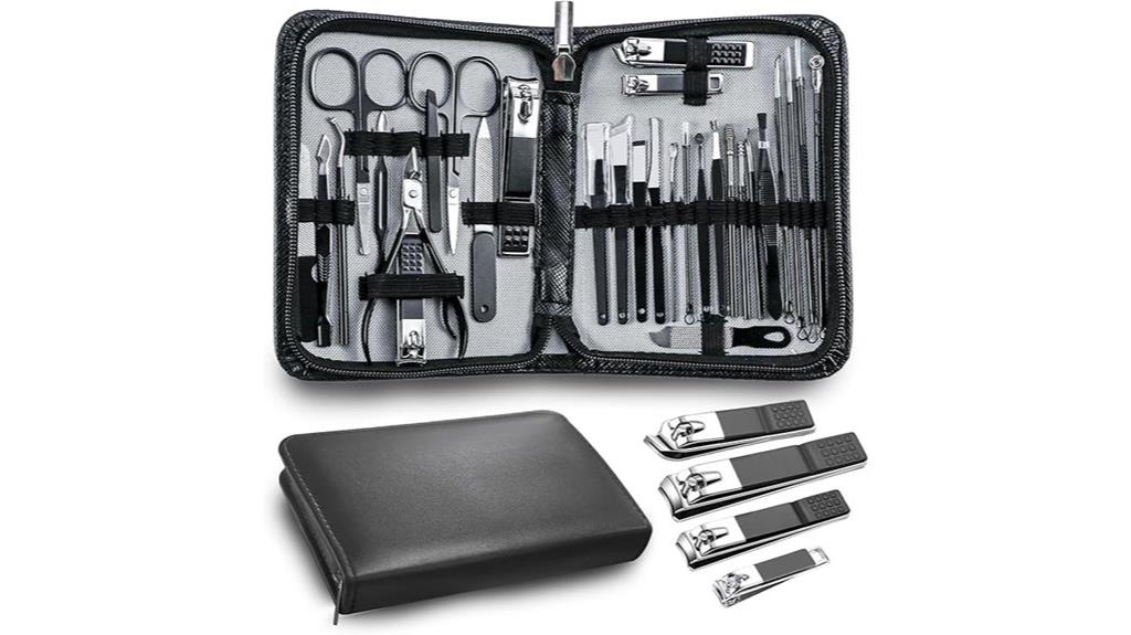 portable manicure grooming set