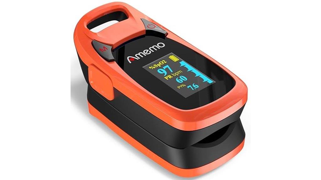 portable pulse oximeter device