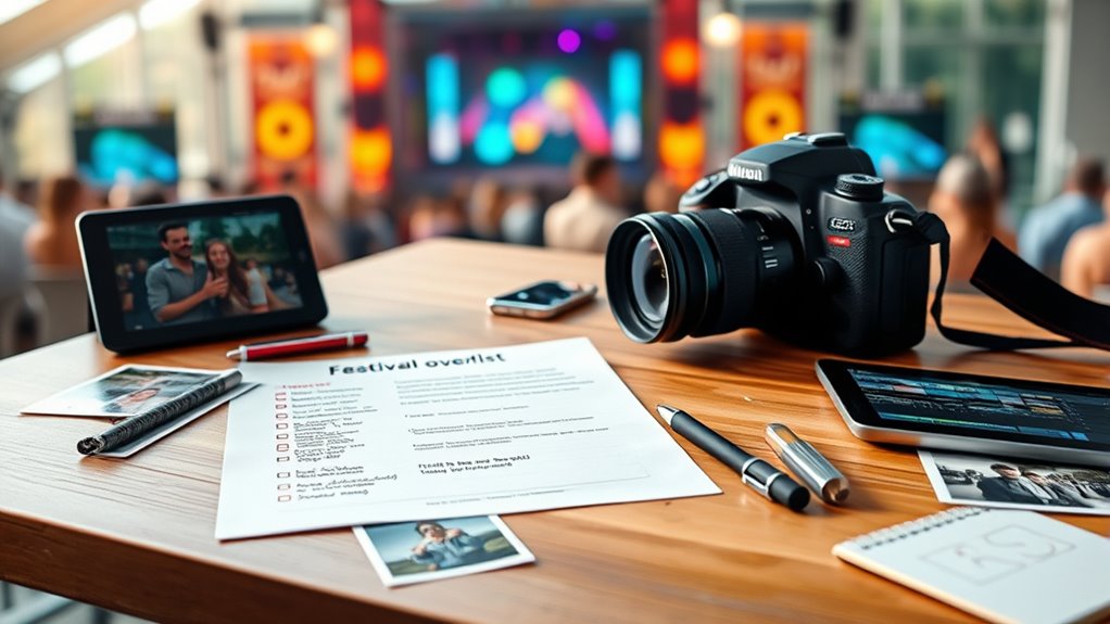 post festival deliverables checklist