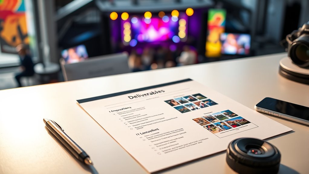 post festival delivery requirements