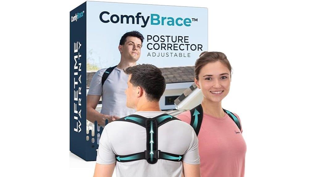 posture corrector with back support