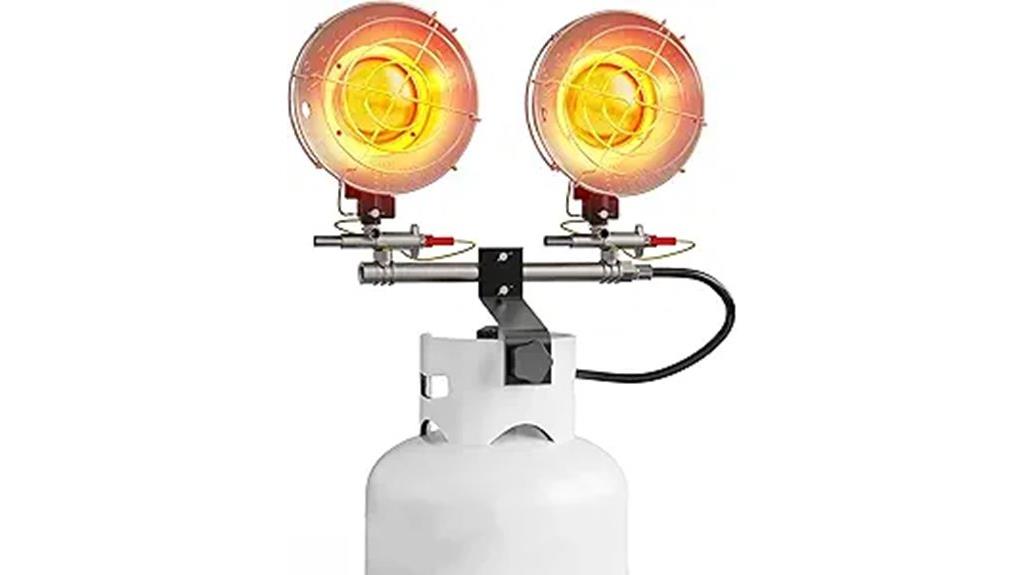 powerful outdoor propane heater
