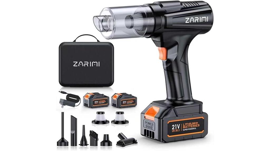 powerful rechargeable handheld vacuum