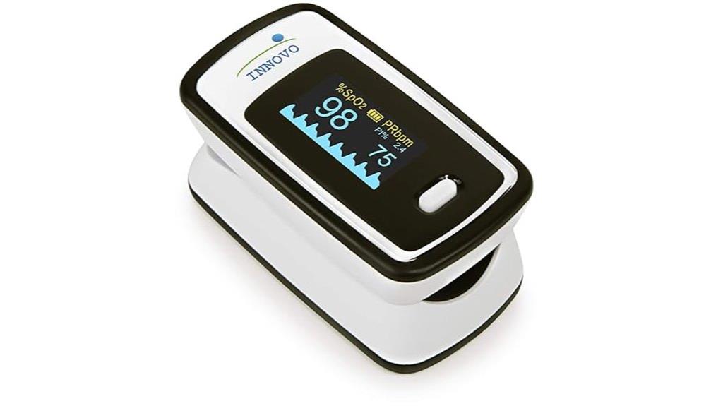 premium fingertip oxygen monitor