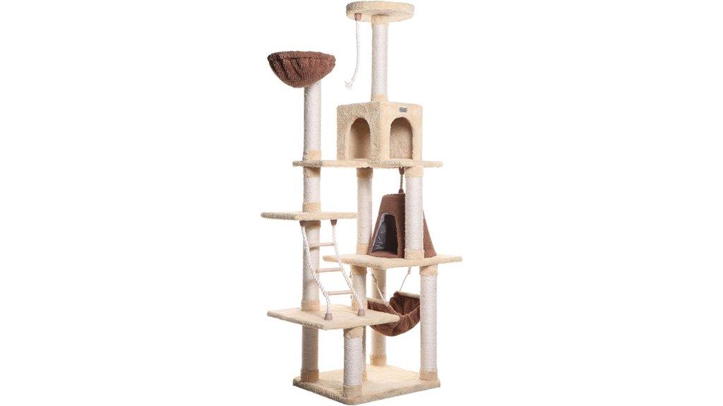 premium goldenrod cat tree