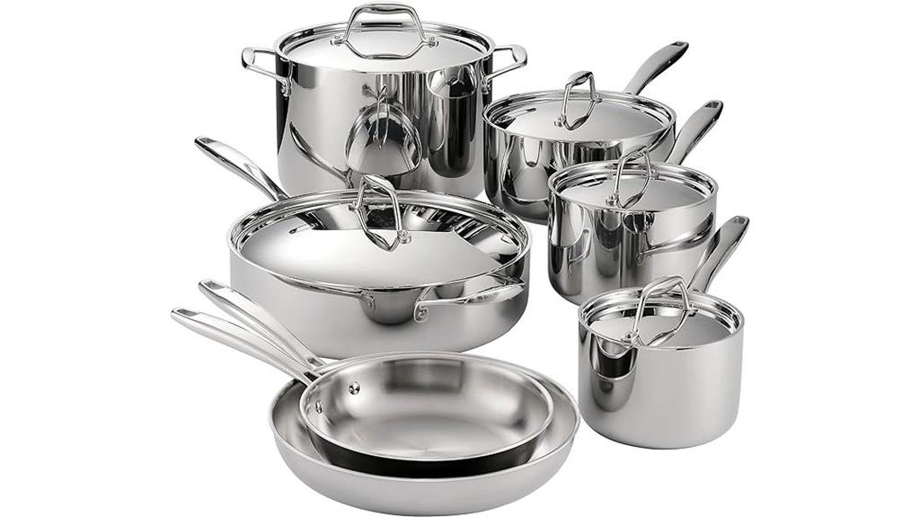 premium stainless steel cookware