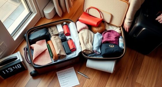 prepare pack confirm relax