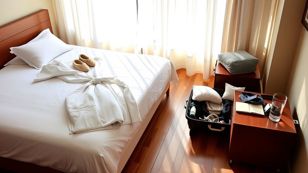 prepare pack finalize depart