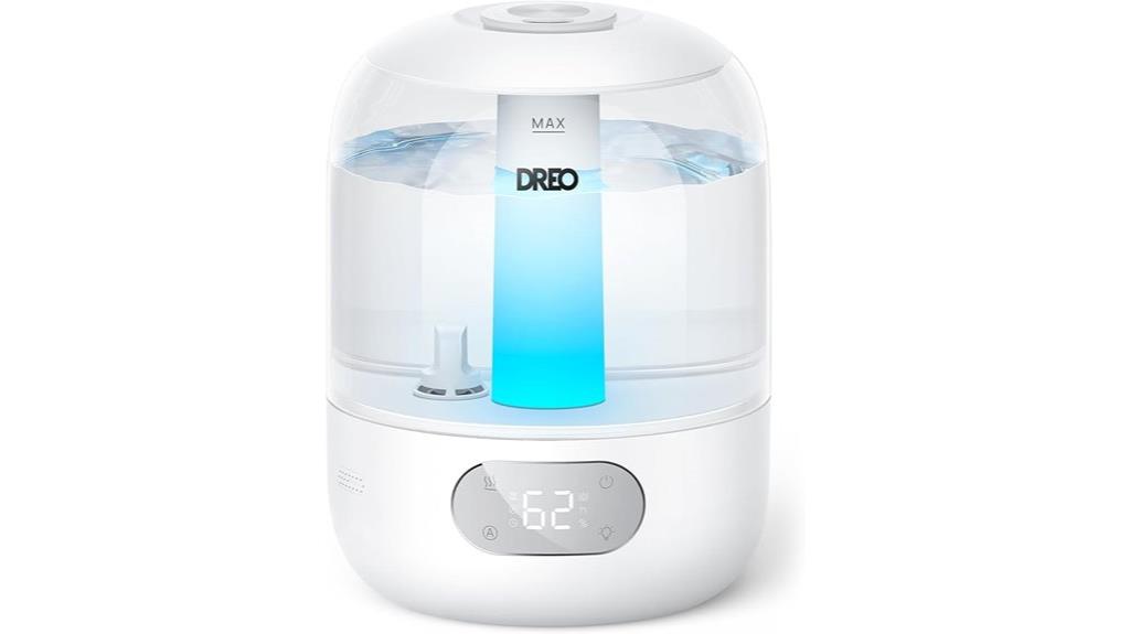 quiet 3l top fill humidifier