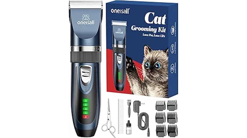quiet cat grooming kit
