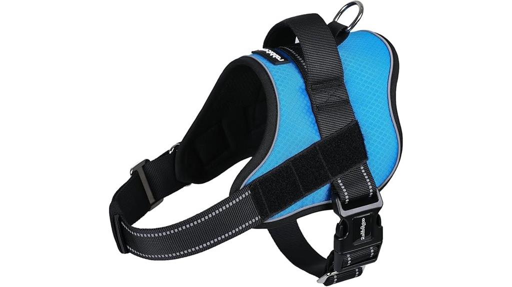 reflective adjustable dog harness