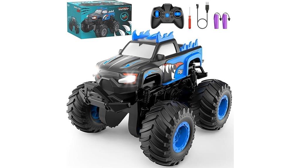 remote monster truck lights