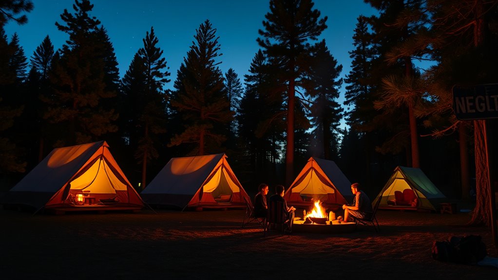 respect quiet camp hours