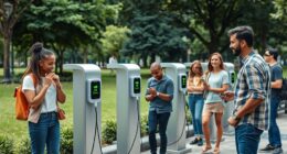 respect shared charging spaces