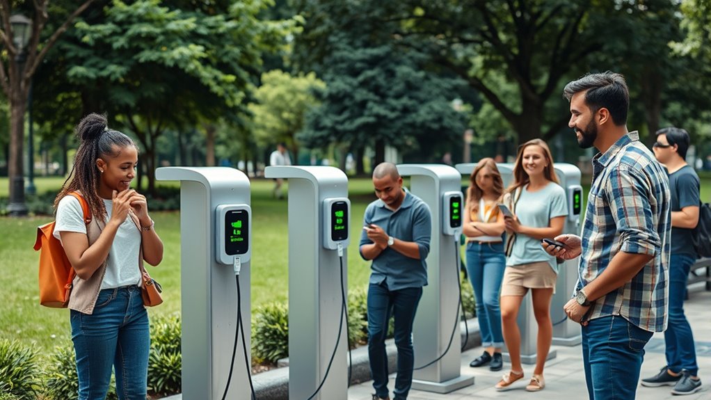 respect shared charging spaces