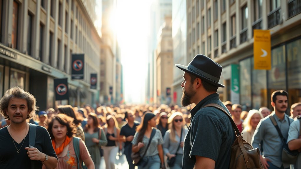 respectful crowd photography