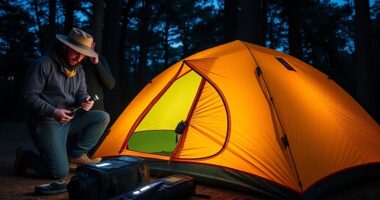 secure your camping equipment