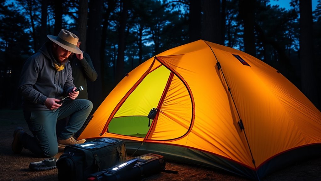 secure your camping equipment
