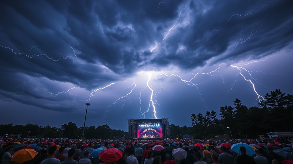 seek shelter during storms