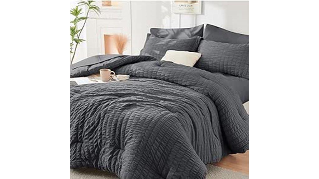 seersucker 7 piece bedding