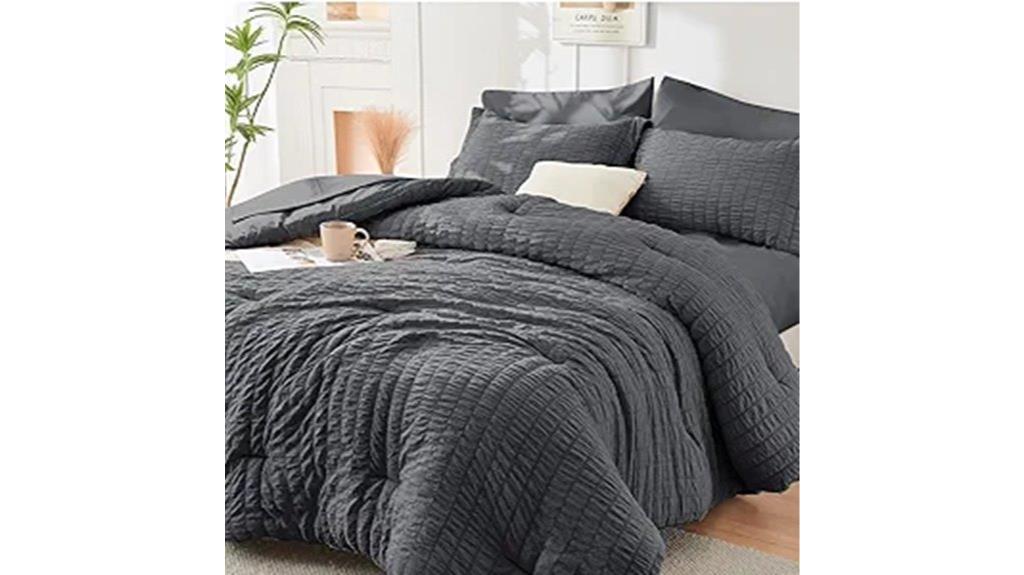 seven piece king bedding set