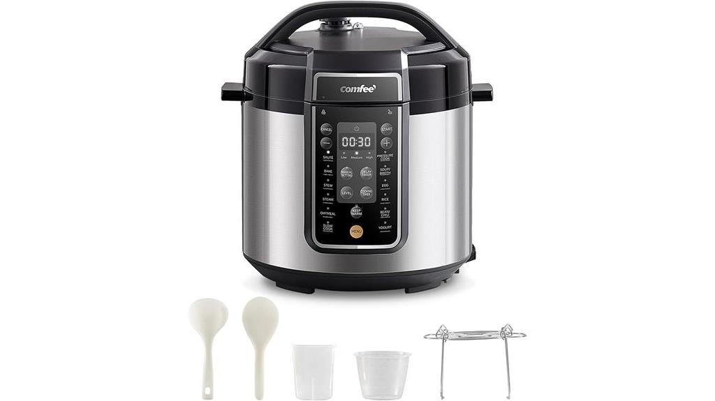 six quart multi function cooker