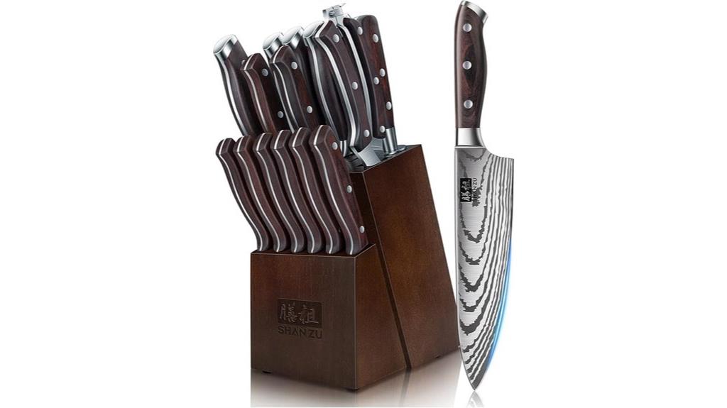 sixteen knife set