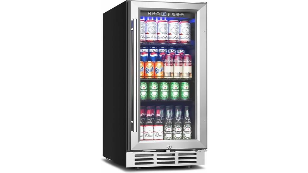 small glass door cooler