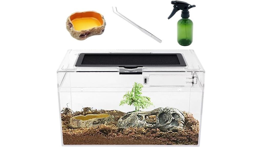 small reptile habitat set